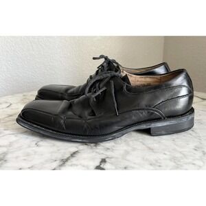 Florsheim Mens Alverson Square Toe Loafer Shoes Size 10.5 Black Leather